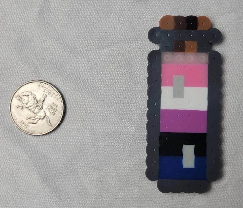 Genderfluid LGBT Potion Perler Pixel Art